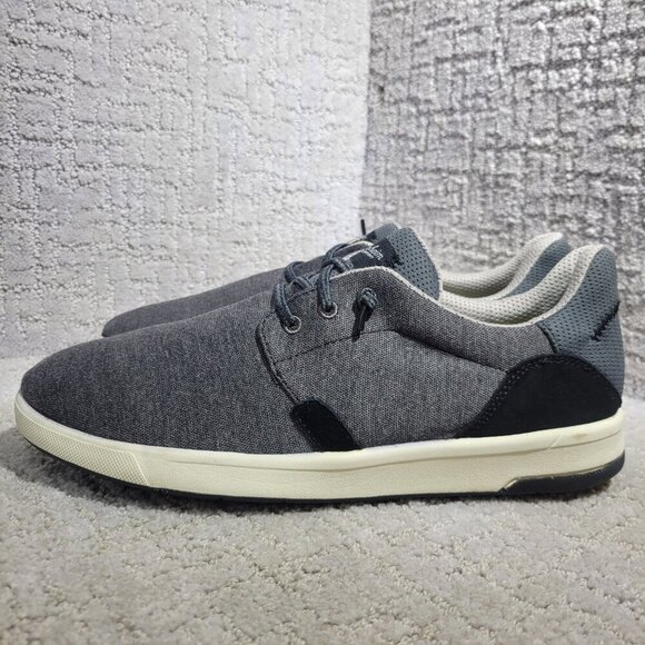 Florsheim Crossover Men's Size 8.5W US Gray Canvas Slip-On Sneakers 14405-001 - Picture 3 of 10